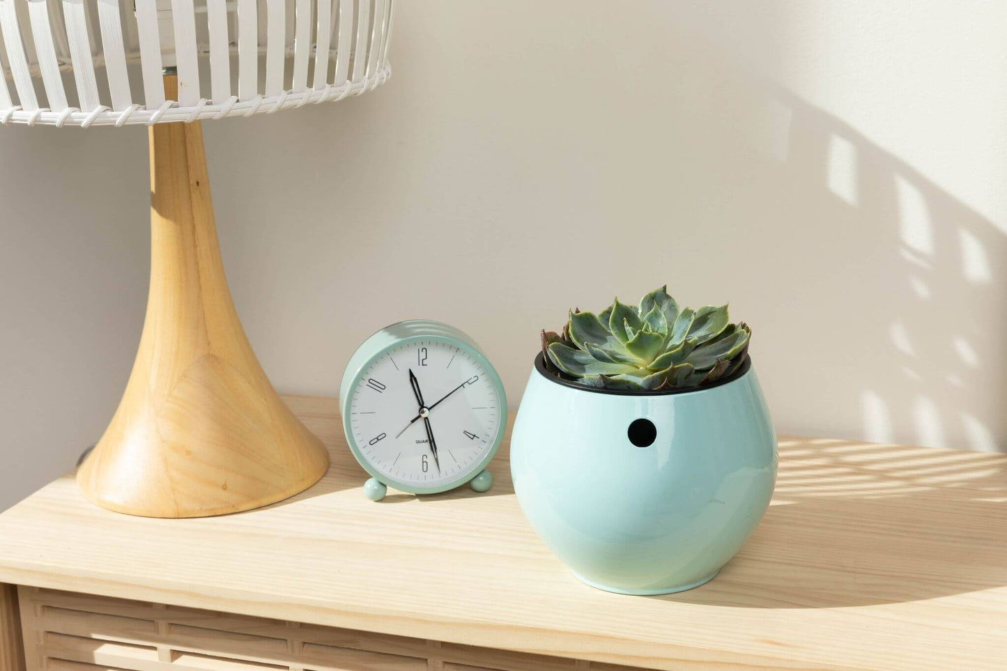 6 inch Self Watering Pot - Ocean Blue