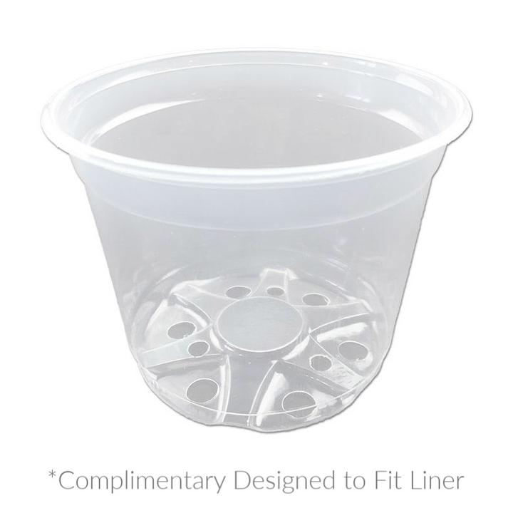 10" White Diamond Pinwheel Fluted Ceramic Planter