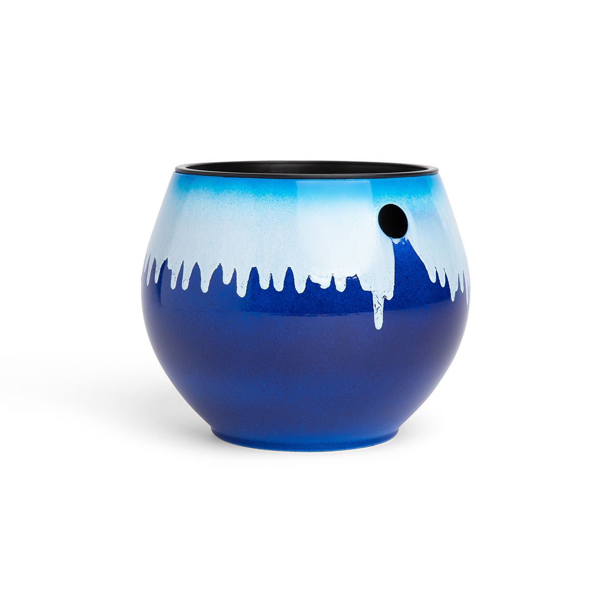 6 inch  Self Watering Pot - Blizzard Blue
