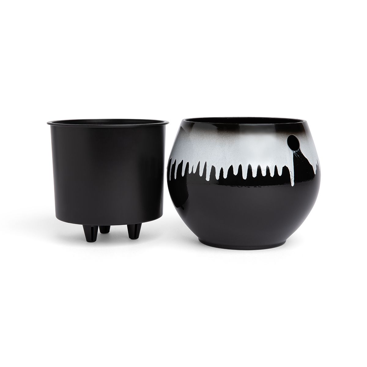 6 inch  Self Watering Pot - Midnight Sky