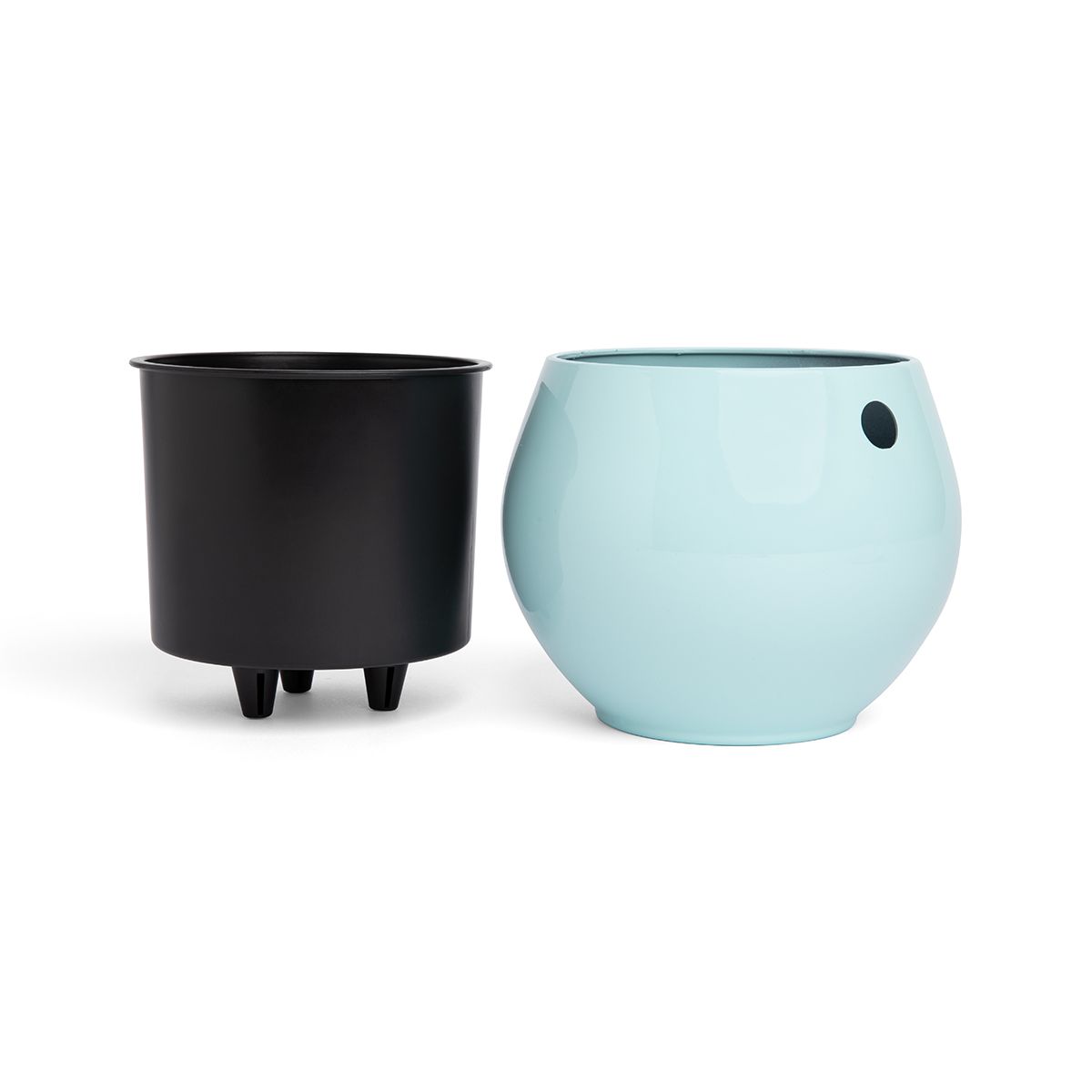 6 inch  Self Watering Pot - Ocean Blue